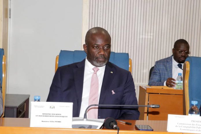 Gilles Nembé, ministre des Mines et des ressources géologiques