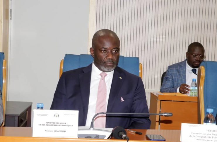 Gilles Nembé, ministre des Mines et des ressources géologiques