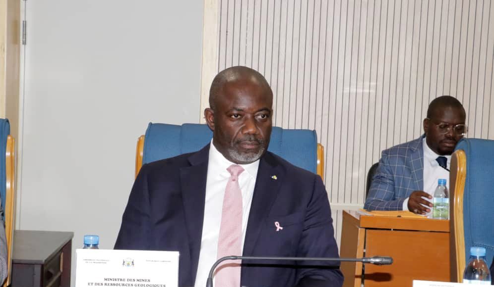 Gilles Nembé, ministre des Mines et des ressources géologiques