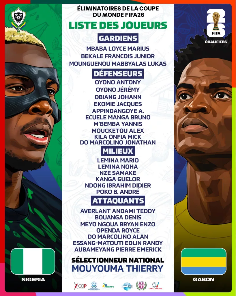 La liste complète des panthères sélectionnées. 