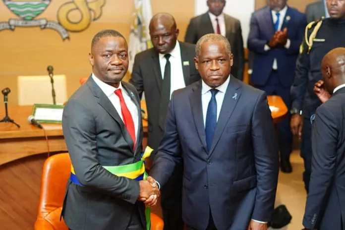 Pierre Mathieu Obame Etoughe a été officiellement installé le 17 novembre comme nouveau maire de Libreville