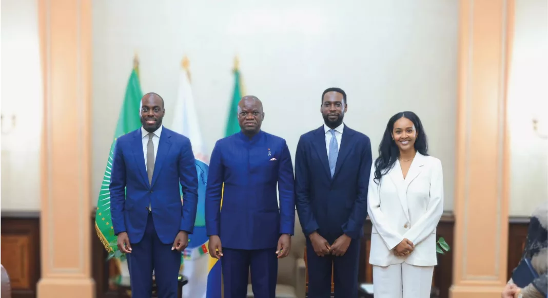 Brice Clotaire Oligui Nguema, et une délégation du Forum économique mondial (FEM).