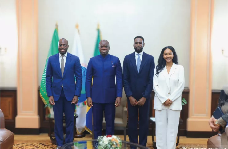 IMG-20251112-WA0504-1 Brice Clotaire Oligui Nguema, et une délégation du Forum économique mondial (FEM).