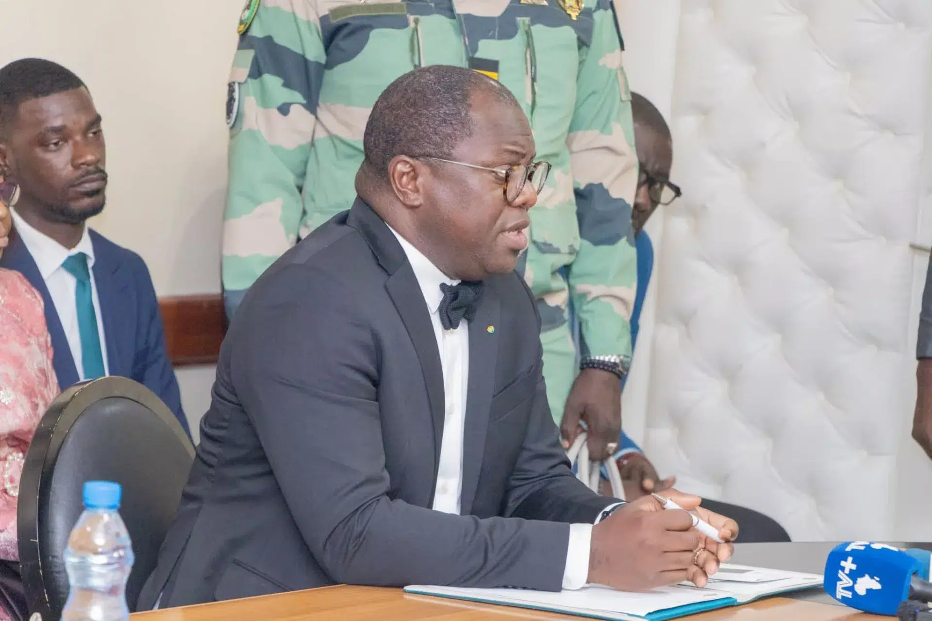 Télesphore Obame Ngomo, nouveau Directeur général des Archives nationales.