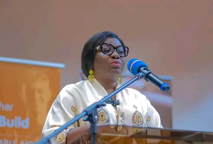 Yanique Ekobevet, au nom de la ministre par intérim, lors de l’ouverture de la 9ᵉ semaine mondiale de l’Entrepreneuriat.