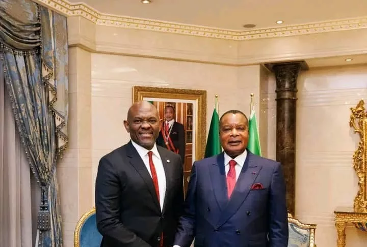 Tony Elumelu reçu par le Président Denis Sassou-Nguesso dans le but d'intensifier leur coopération pour moderniser la gestion financière de l’État.
