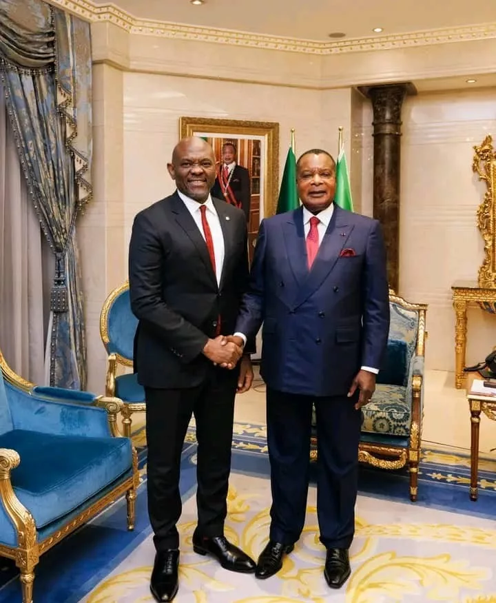 Tony Elumelu reçu par le Président Denis Sassou-Nguesso dans le but d'intensifier leur coopération pour moderniser la gestion financière de l’État.