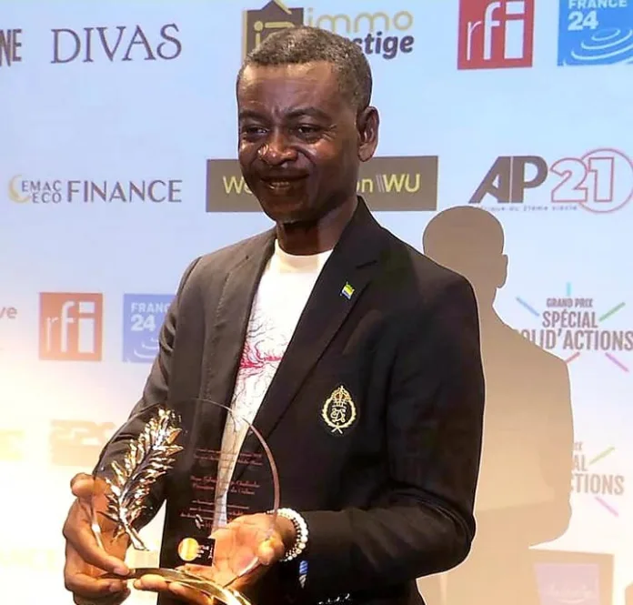 Melchy Obiang y a reçu une double distinction pour son long-métrage, Le Cœur des hommes.