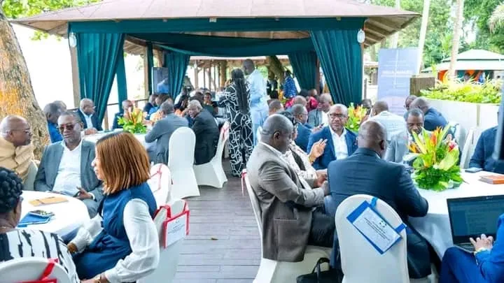 Les membres du gouvernement réunis pour le séminaire stratégique.