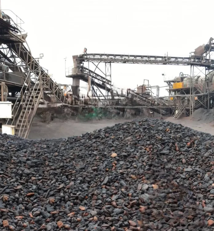 Le site de production de Nouvelle Gabon Mining à Okondja, où l'incertitude plane désormais sur l'avenir de dizaines de salariés et de leurs familles après l'annonce d'un plan de licenciement économique.