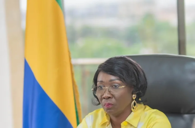 Le ministre du Tourisme durable et de l'Artisanat, Marcelle Ibinga Itsitsa