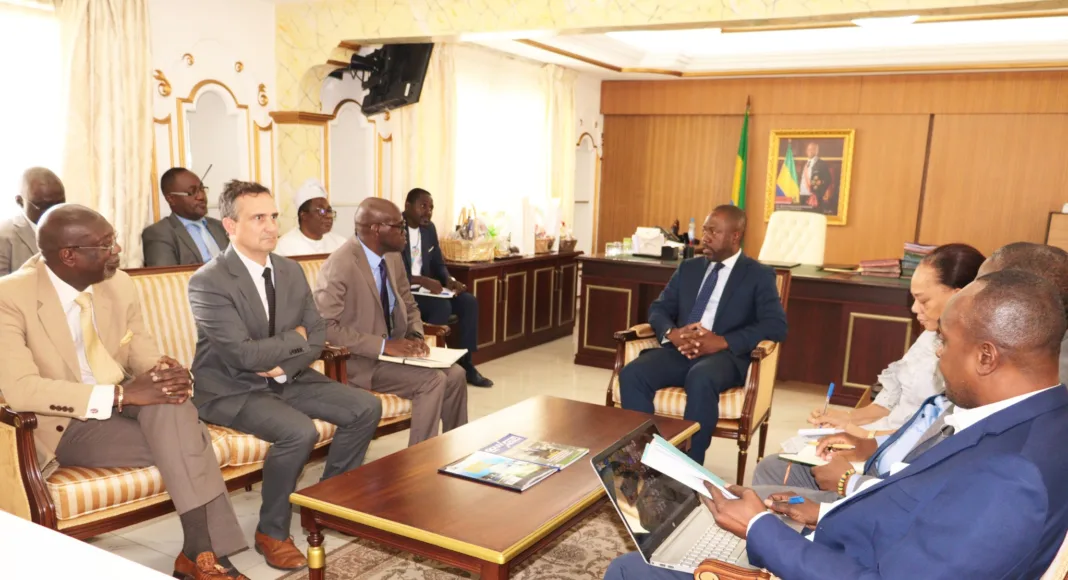 Pacôme Kossy, ministre de l’Agriculture, de l’élevage et du développement rural, a reçu le 23 janvier une délégation conjointe de la BAD et de la FAO.