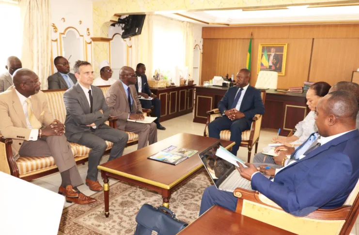 Pacôme Kossy, ministre de l’Agriculture, de l’élevage et du développement rural, a reçu le 23 janvier une délégation conjointe de la BAD et de la FAO.