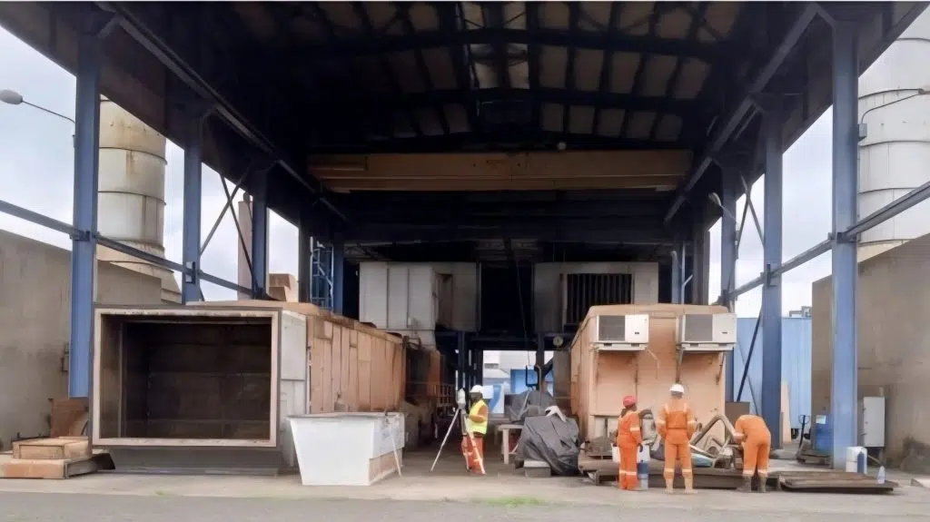 travaux de renforcement des capacités de production de la centrale thermique de Port-Gentil