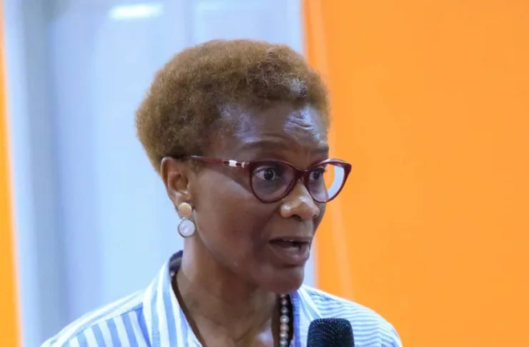 Louise Mvono, ministre de la Planification et de la Prospective.