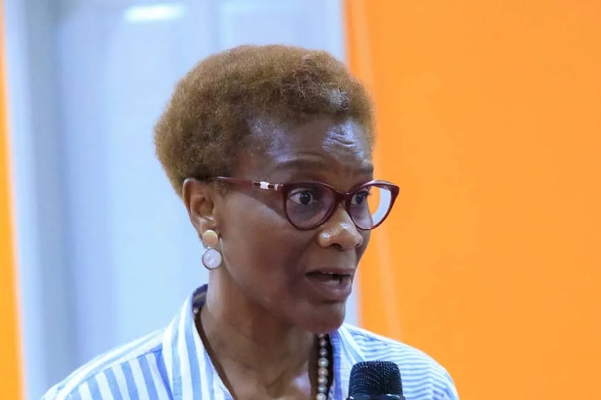 Louise Mvono, ministre de la Planification et de la Prospective.