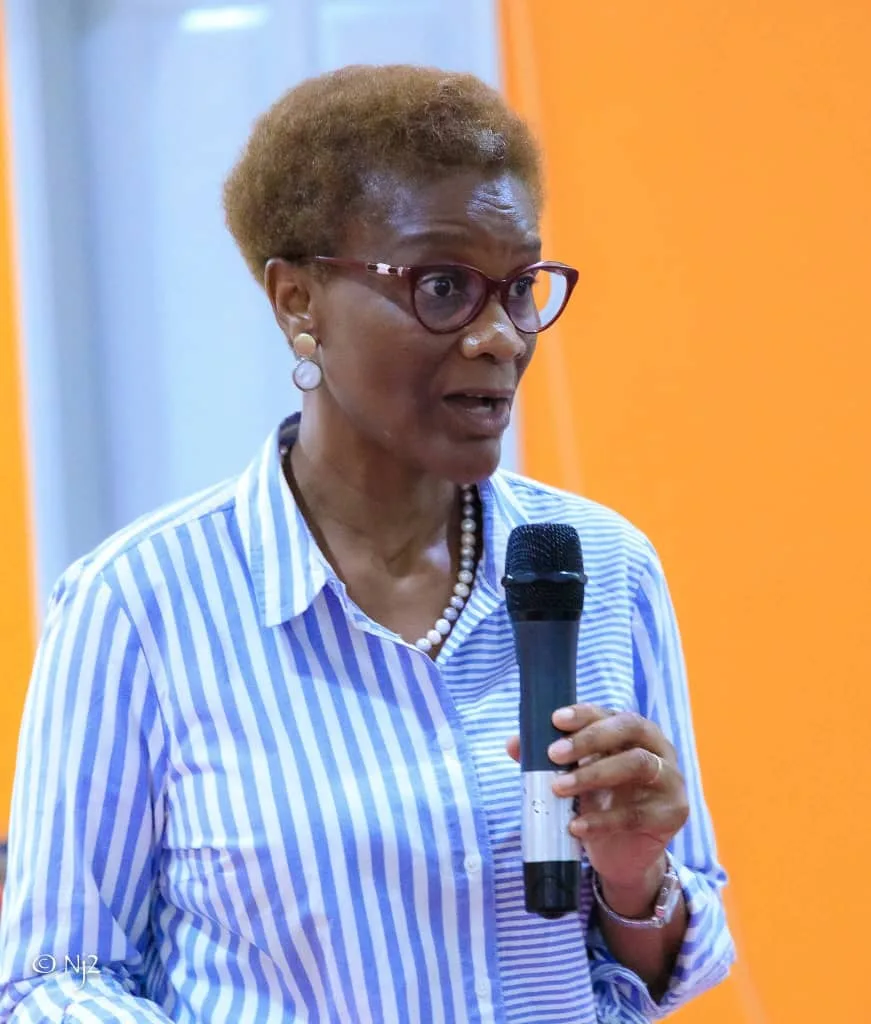 Louise Mvono, ministre de la Planification et de la Prospective.