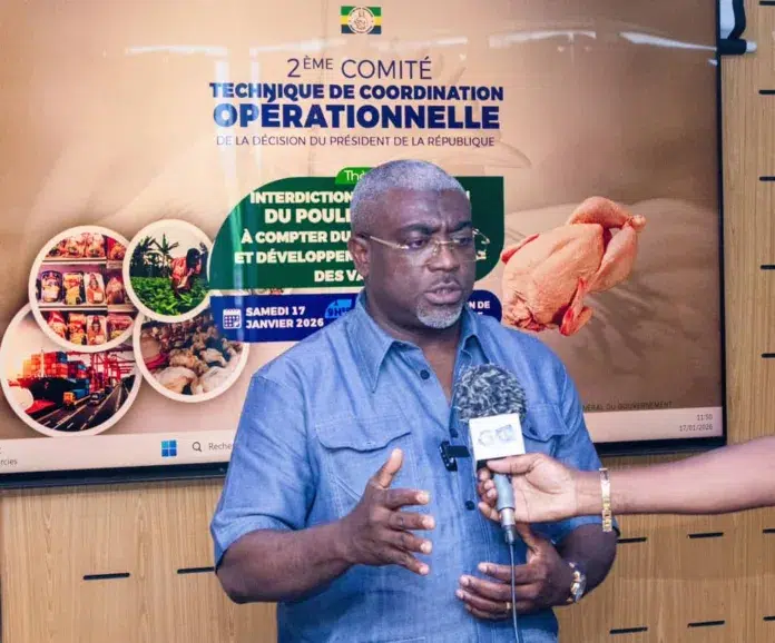 Abdu Razzaq Guy Kambogo, Secrétaire général du Gouvernement, lors de la 2ᵉ réunion du Comité technique sur l’interdiction d’importation du poulet de chair.