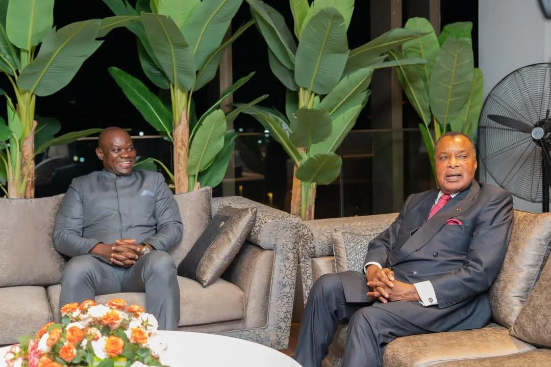 Brice Clotaire Oligui Nguema à son arrivée dans la capitale congolaise, en amont du sommet extraordinaire des chefs d’État de la CEMAC.