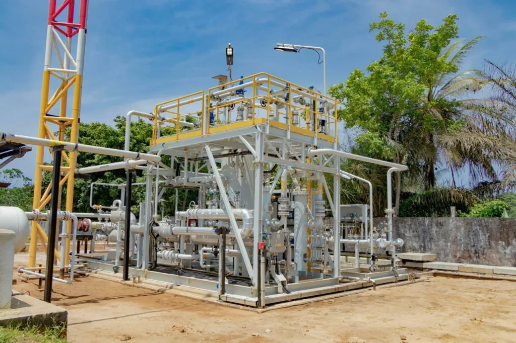 Les turbines de la centrale thermique de Mayumba.