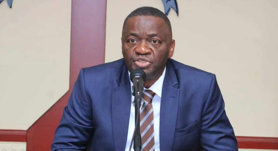 Pierre Matthieu Obame Etoughe lors de son allocution à l’ouverture des travaux.