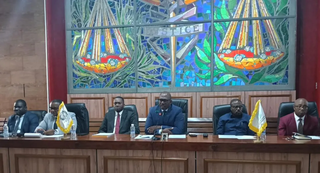 Les membres du SYNAMAG lors de leur assemblée générale de ce 29 janvier.