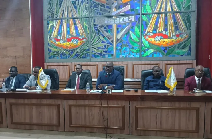 Les membres du SYNAMAG lors de leur assemblée générale de ce 29 janvier.