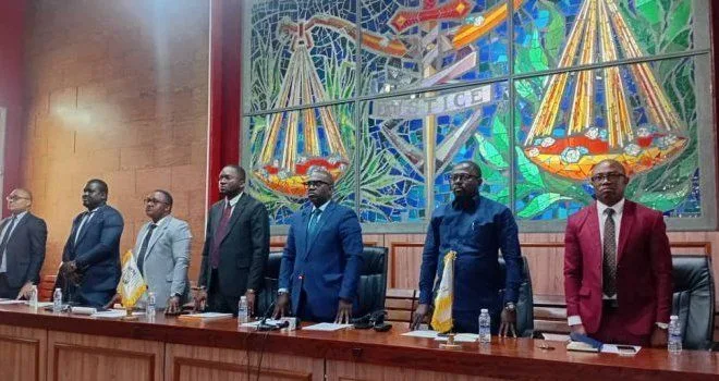 Les membres du SYNAMAG lors de leur rentrée syndicale.