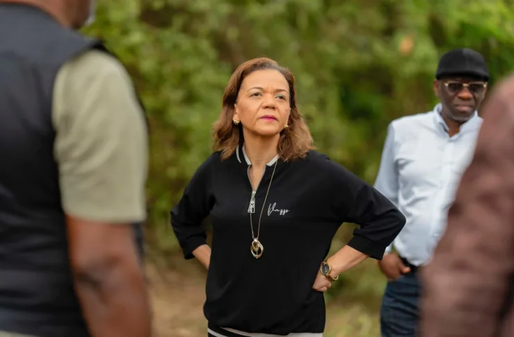 Le Ministre de la Santé sur le site du futur Hôpital de Coopération.