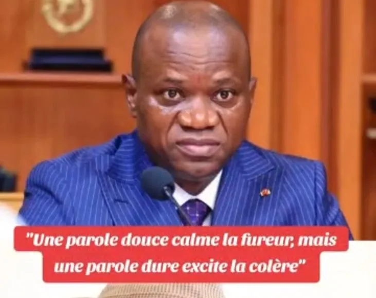 Une parole douce calme la fureur, mais une parole dure excite la colère