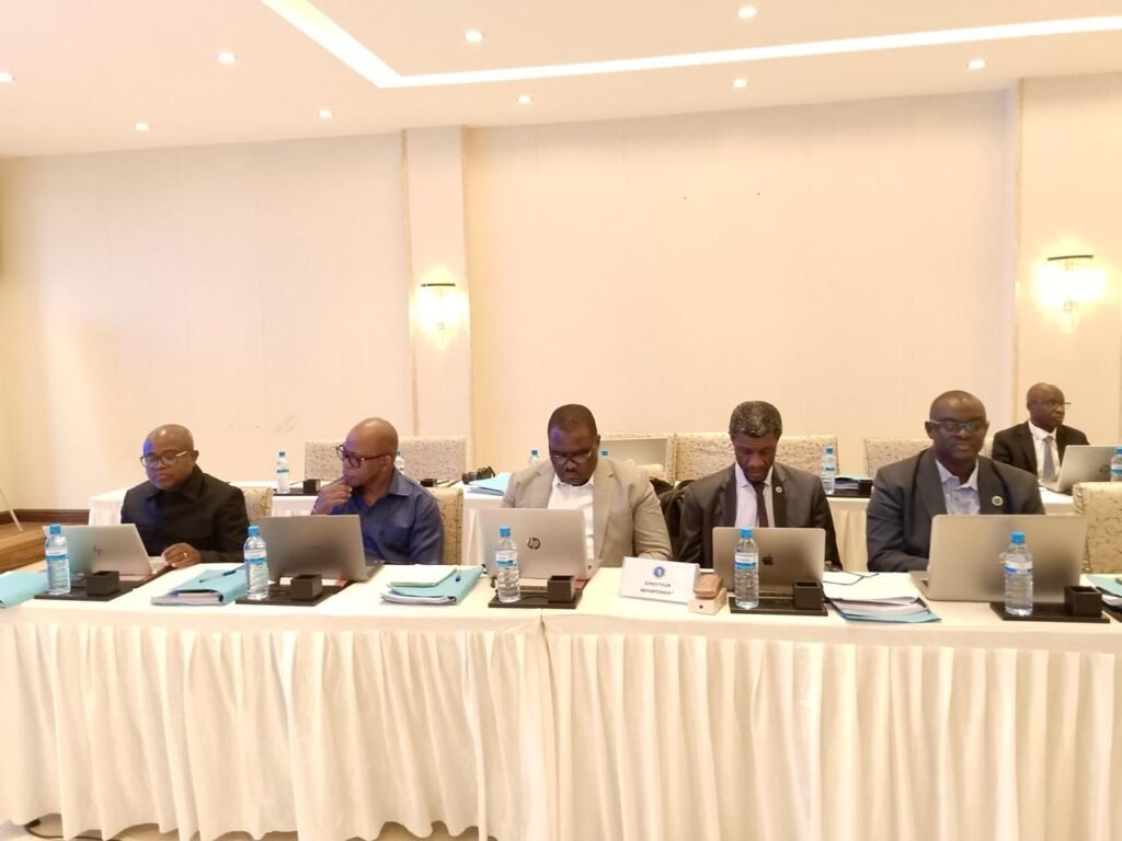 Gabon : A Libreville, la nouvelle Commission de la CEEAC entre en ordre de bataille 1 Une vue des commissaires lors des travaux