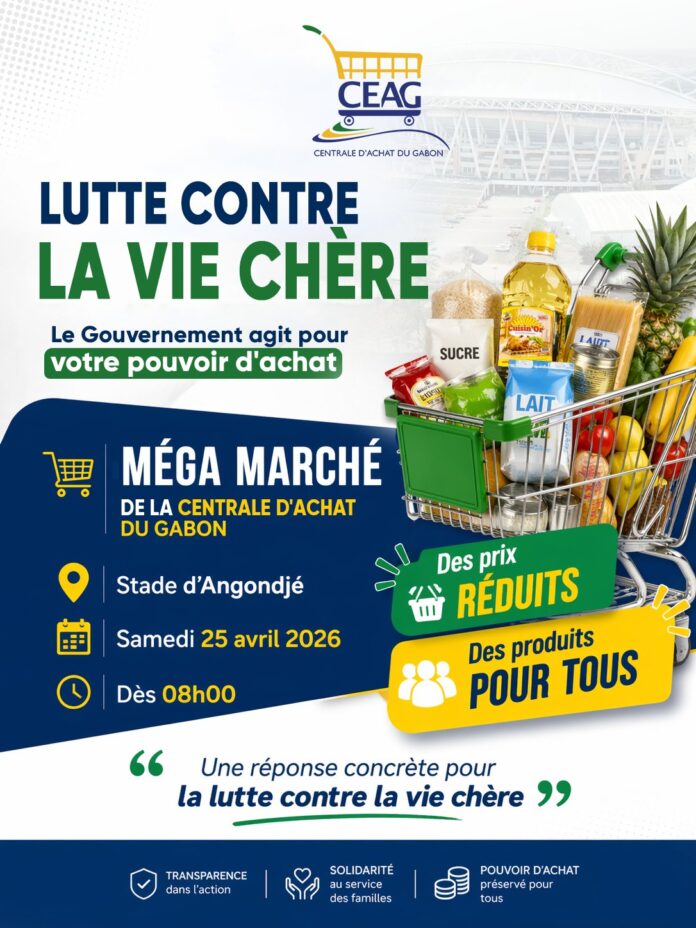 Lutte contre la vie chère : la Centrale d’Achat du Gabon organise un méga marché à Angondjé