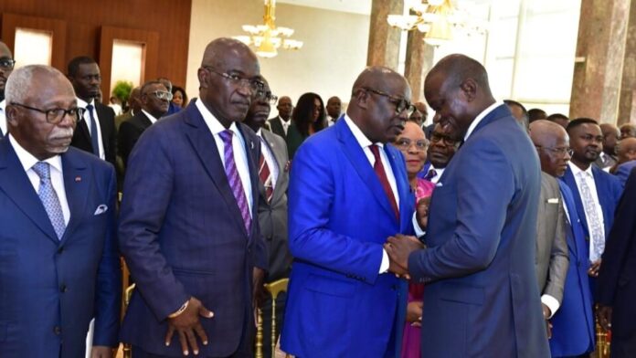 Quelques présidents de partis politiques gabonais