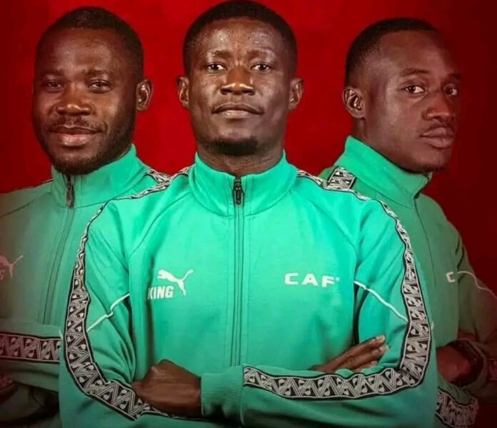 Le trio arbitral gabonais Atcho, Ditsoga et Abeigne retenu par la FIFA