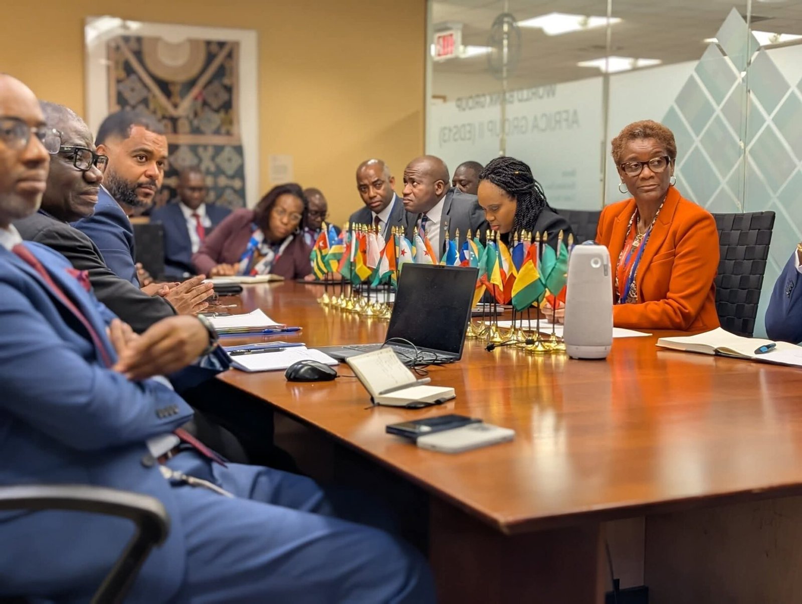 Les représentants des pays du Groupe Afrique II. ©️gabonclic.info