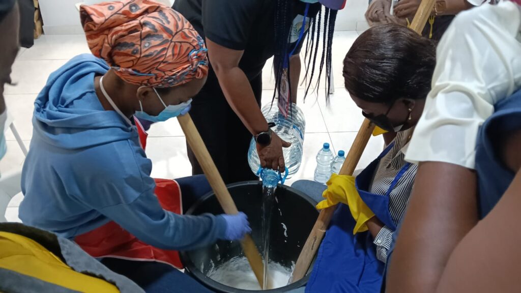 Gabon : « Femmes vaillantes victorieuses » mise sur le « fait maison » pour l’autonomisation 2 Muriel Missamou