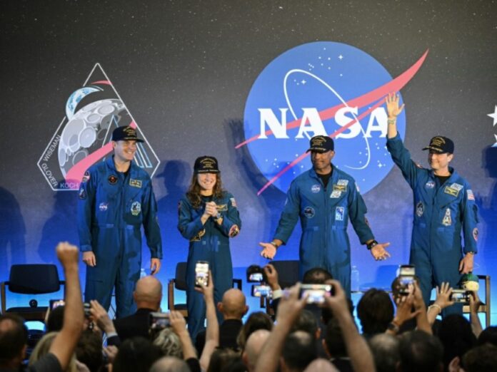 Cérémonie de bienvenue pour les astronautes d'Artemis II, le 11 avril 2026
