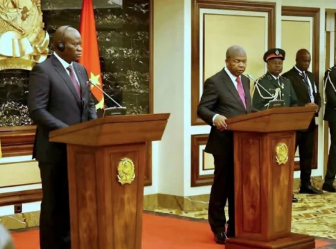Brice Clotaire Oligui Nguema en visite d’État à Luanda
