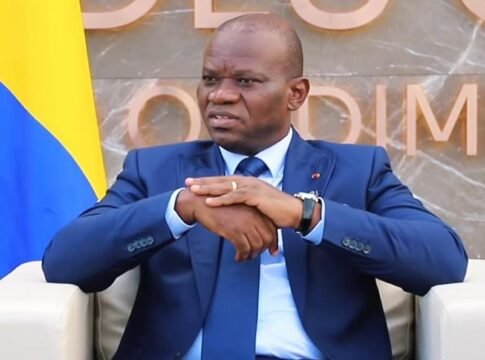 Le président de la République Brice Oligui Nguema lors de son interview accordée au quotidien L'Union.