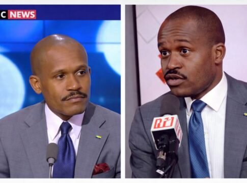 Théophane Nzame-Nze Biyoghe, porte-parole de la Présidence de la République gabonaise, lors de ses interventions médiatiques sur CNEWS et RFI (photo d'illustration)