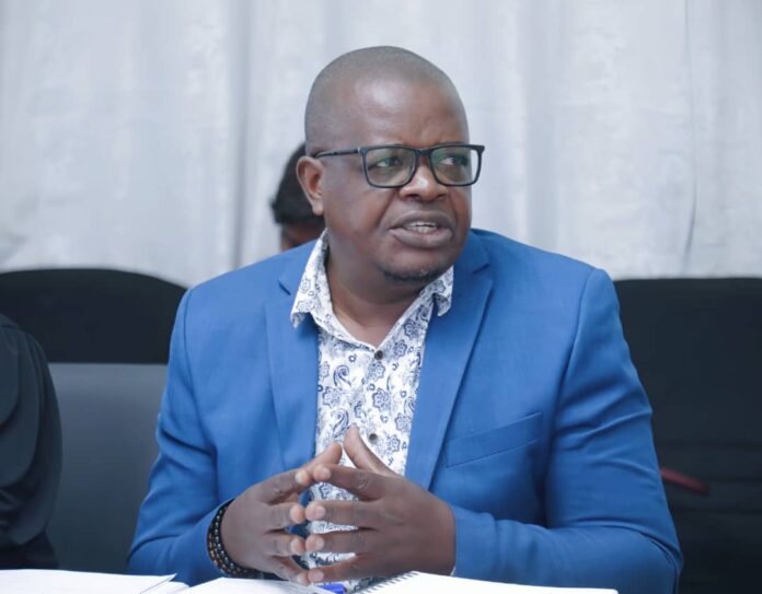 Magloire MEMIAGA, Secrétaire Général par intérim du Syndicat de l'Education Nationale (SENA).