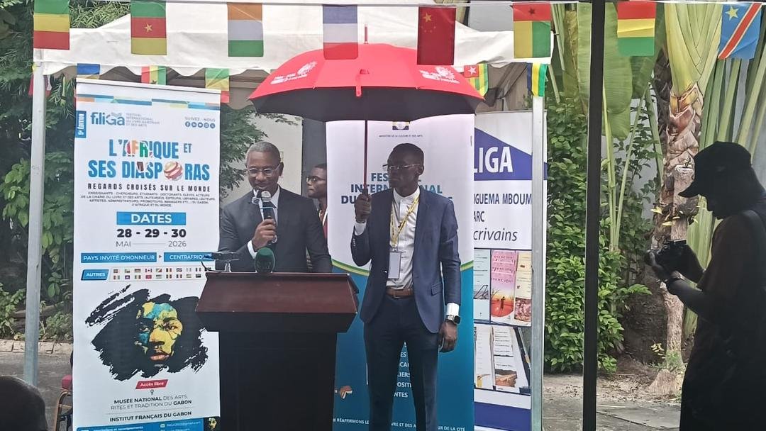 Le ministre Paul Ulrich KESSANY lors de son discours.