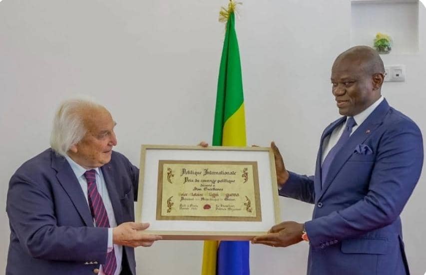 France : La reconnaissance internationale de Brice Clotaire Oligui Nguema renforcée par le Prix du Courage Politique