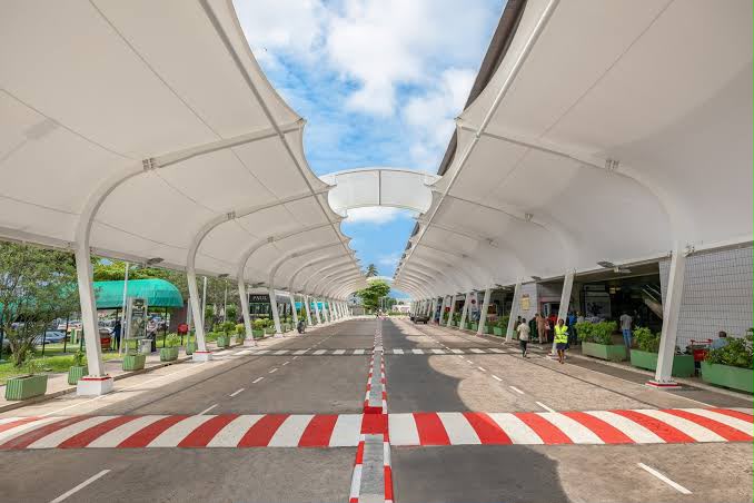 Une vue de l’aéroport international Leon Mba de Libreville.