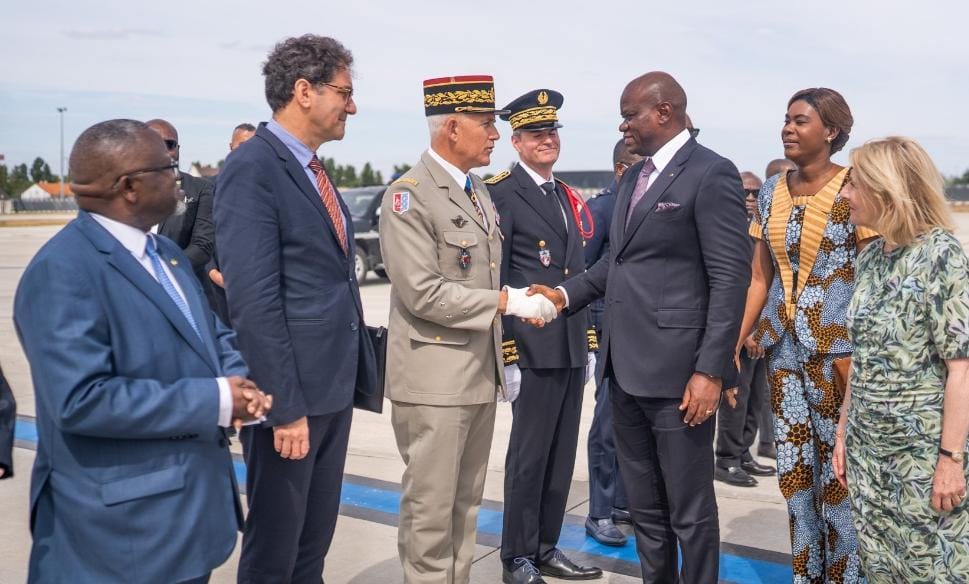 Oligui Nguema en France pour sa 1ère visite d’Etat.