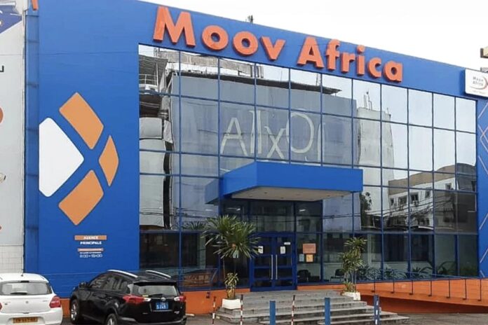 Le siège de Moov Africa, à Libreville, au Gabon.