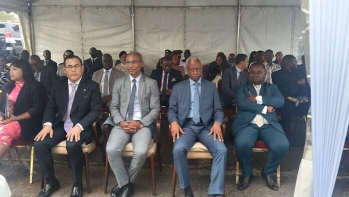 Les officiels lors de la ceremonie du lancement du Village Culture Vacances 2026.
