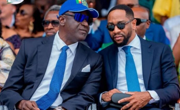 Légende 1 : Après son passage controversé à la direction du cabinet d’Ali Bongo, Maixent Accrombessi (en casquette) a entamé une nouvelle vie.