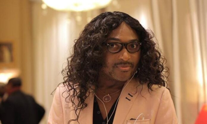 Landry Mbeng, alias Lanlaire, activiste gabonais.