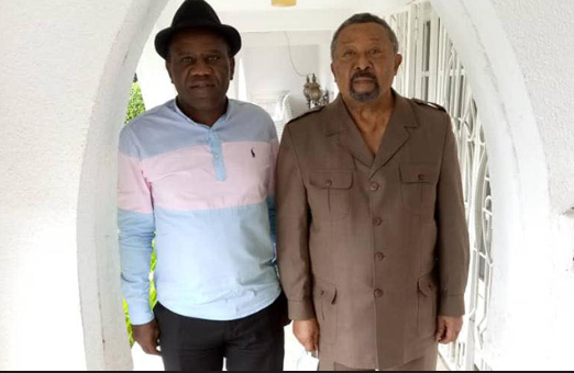 Joël Ngoueneni Ndzengouma (à gauche) aux côtés de Jean Ping : un compagnonnage politique resté intact au fil des années.